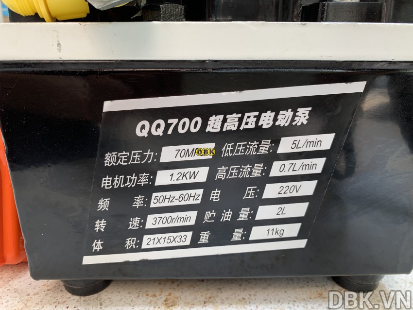 Bơm điện thủy lực QQ-700 2