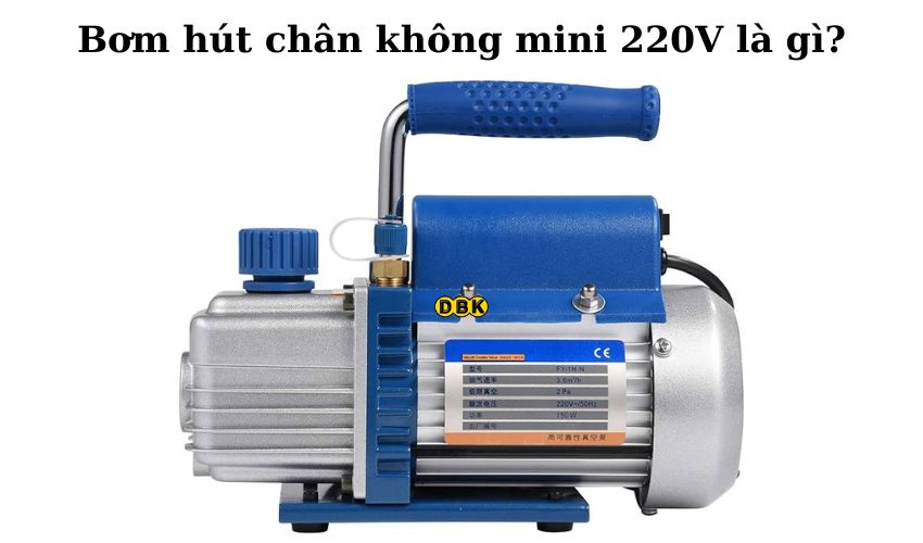 Bơm hút chân không mini 220V