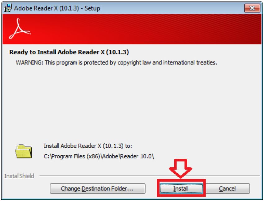 change adobe install location