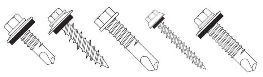 Kích thước vít bắn tôn