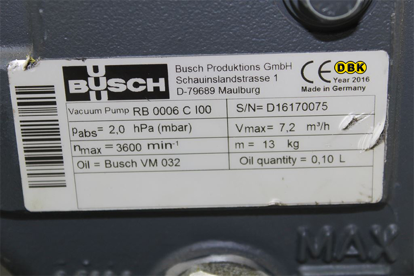 Bơm hút chân không BUSCH R5 RB0006 2