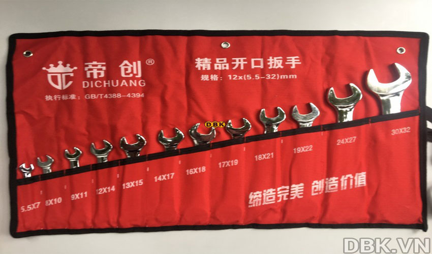Bộ cờ lê vòng miệng 12 chi tiết 5,5 - 32 mm DI CHUANG 1