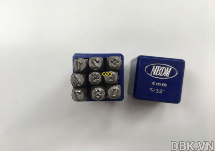 Bộ đóng số chất liệu thép Mỹ 4mm DI CHUANG 1
