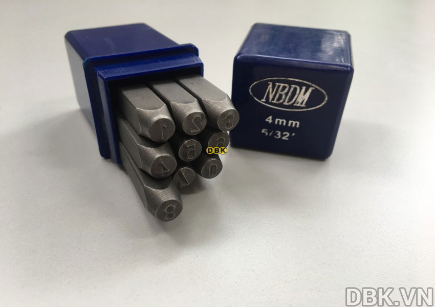 Bộ đóng số chất liệu thép Mỹ 4mm DI CHUANG 2