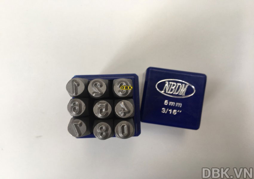 Bộ đóng số, chất thép Mỹ 5 mm DI CHUANG 1
