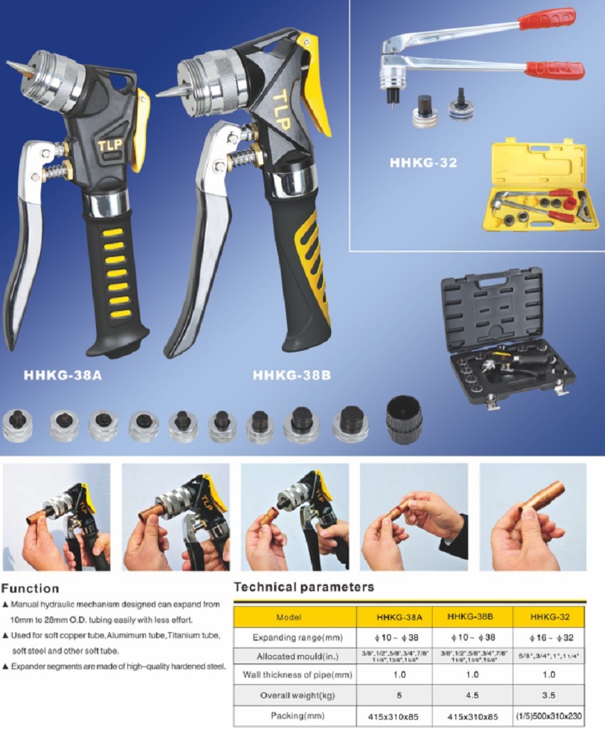 Thông số của bộ nong ống đồng bằng cơ 16-32mm TLP HHKG-32