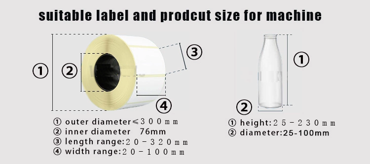 Máy dán nhãn chai tròn tự động DBK40 3