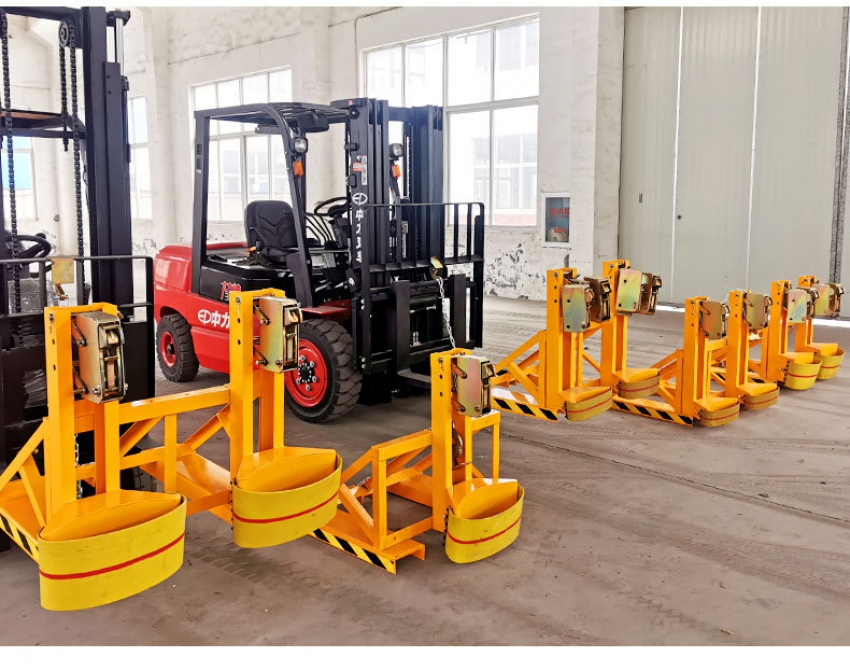 Bộ kẹp phuy ba thùng và ba kẹp 1500kg 2