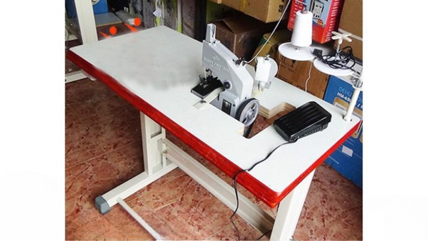 Bộ máy may bao để bàn Newlong Nhật 7A 3