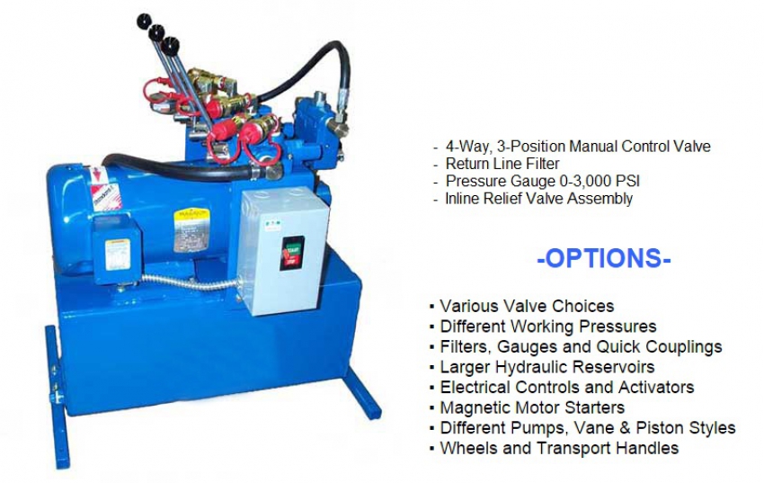 Bộ nguồn thủy lực 10HP 100-1-8E 0