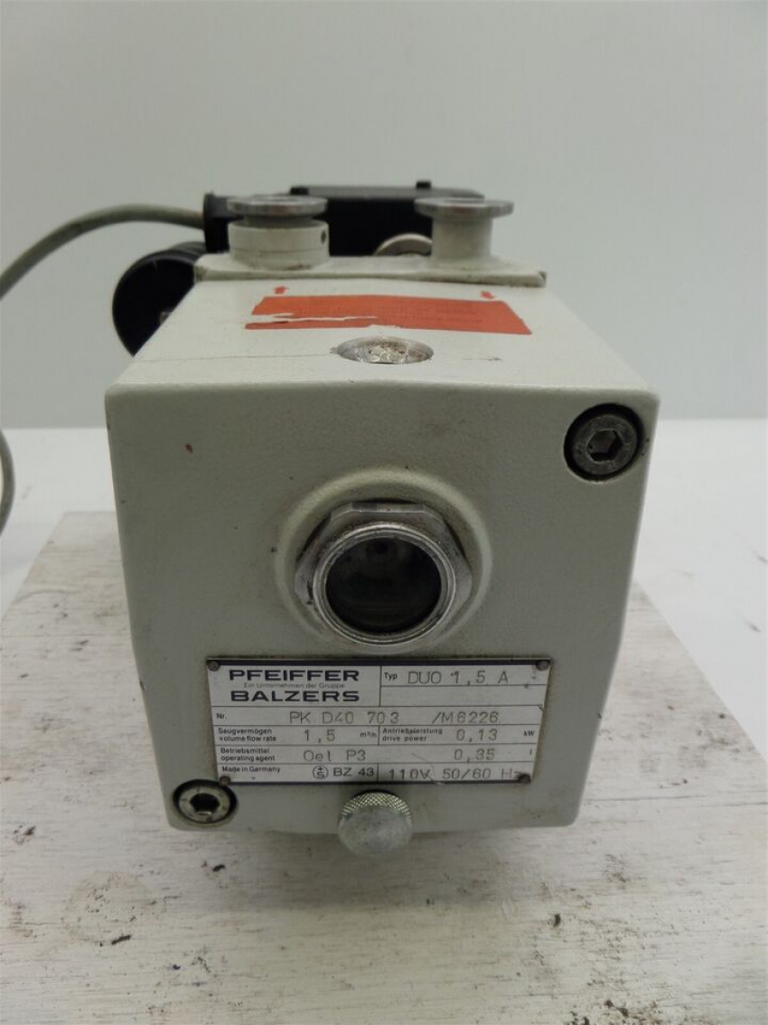 Bơm hút chân không PFEIFFER BALZERS DUO 1.5A 2