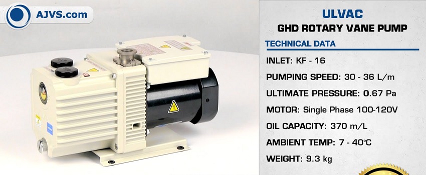 Bơm hút chân không ULVAC GHD 031 4