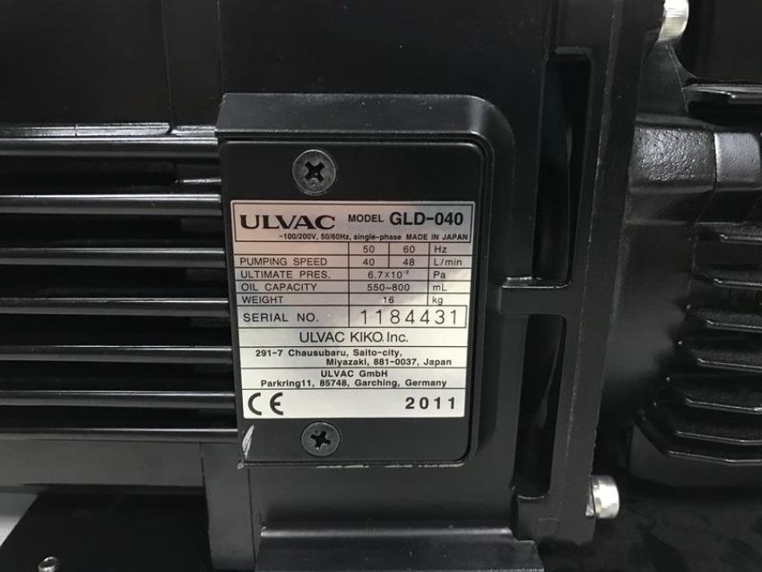 Bơm hút chân không ULVAC GLD 040 2