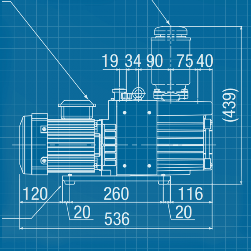 Bơm hút chân không ULVAC VD601 3
