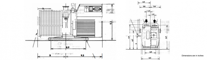 Bơm hút chân không VARIAN SD 200 6