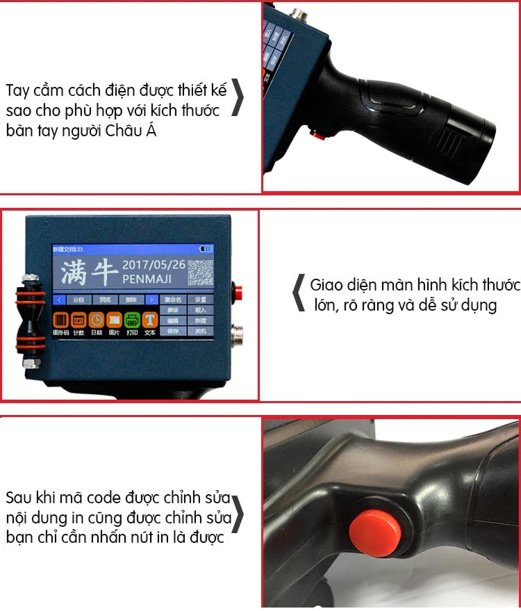 Máy In Date Cầm Tay 12.7mm DBK630 2