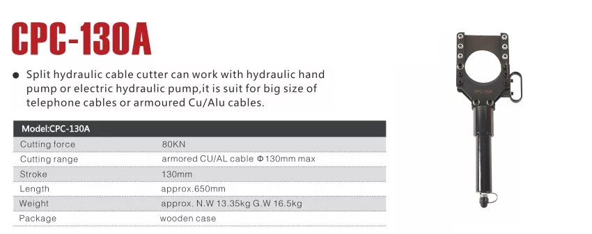 Đầu cắt cáp thủy lực TAT CPC-130A 1