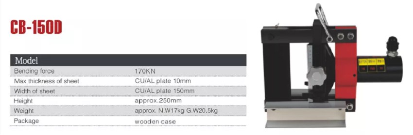 Đầu cắt thanh đồng thủy lực TAT CB-150D 2