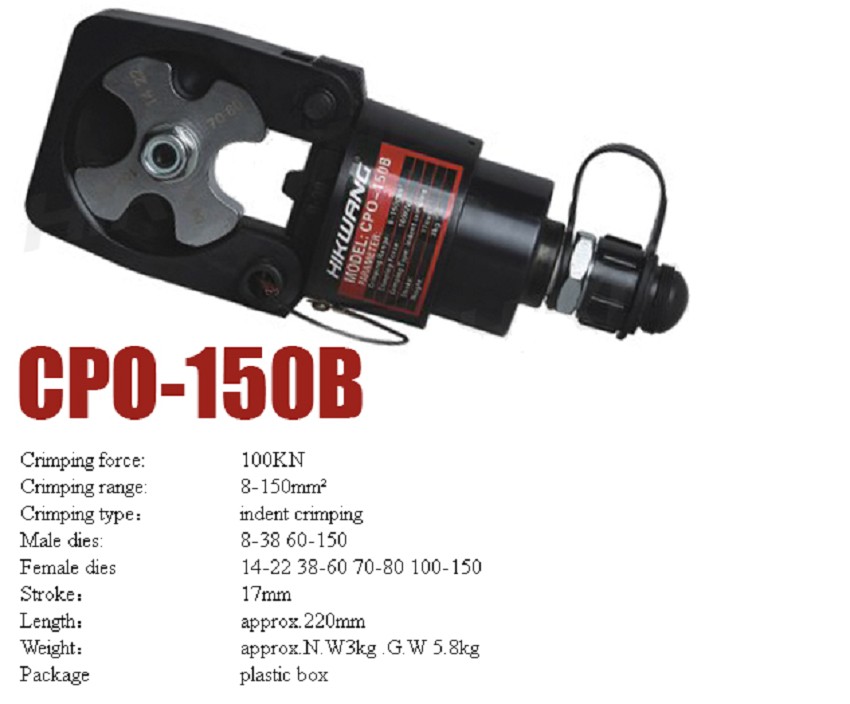 Đầu ép cos thủy lực TAT CPO-150B 0