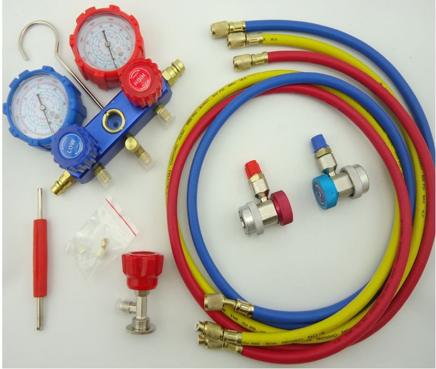 Đồng hồ nạp GAS lạnh có ống dẫn VALUE 0