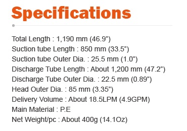 Bơm tay hóa chất DBK DP25 1