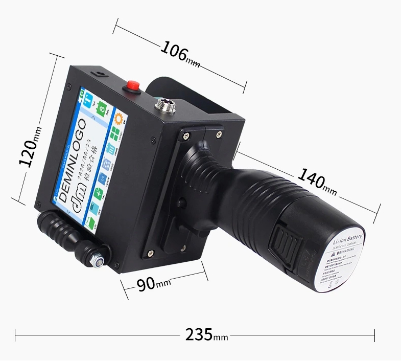 Máy in date mini cầm tay DBK Printer T5 50mm 2