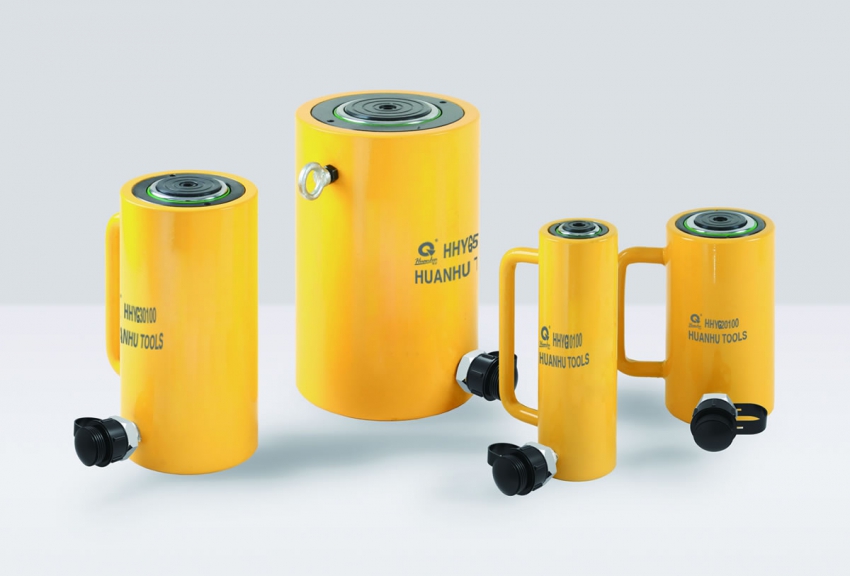 Kích thủy lực 1 chiều 100 tấn hành trình 150mm TLP HHYG-100150 0