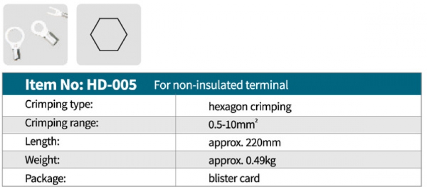 Kìm bấm cos tay Zupper HD-005 0