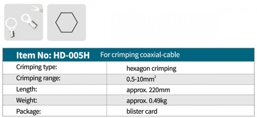 Kìm bấm cos tay Zupper HD-005H 0