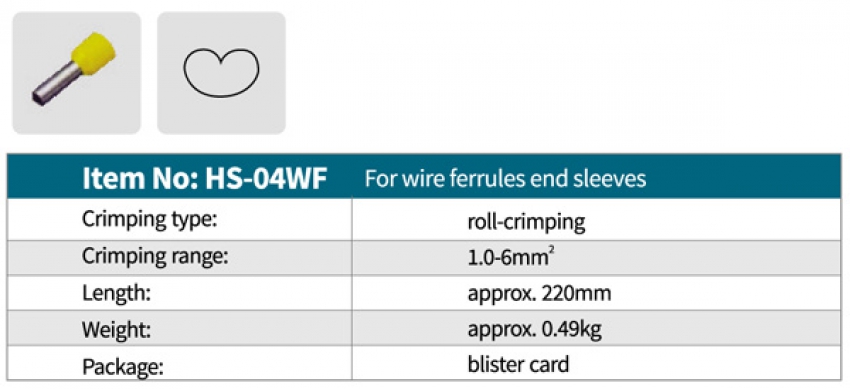 Kìm bấm cos tay Zupper HS-04WF 0