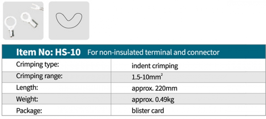 Kìm bấm cos tay Zupper HS-10 0