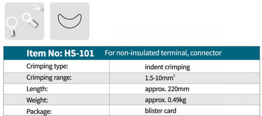 Kìm bấm cos tay Zupper HS-101 0
