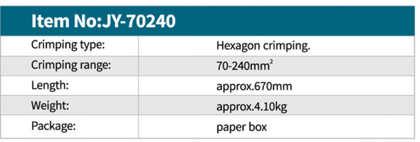 Kìm bấm cos tay Zupper JY-70240 1