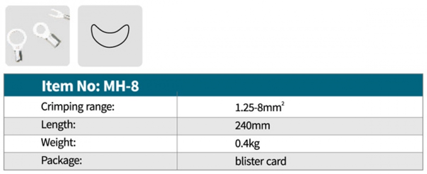 Kìm bấm cos tay Zupper MH-8 4