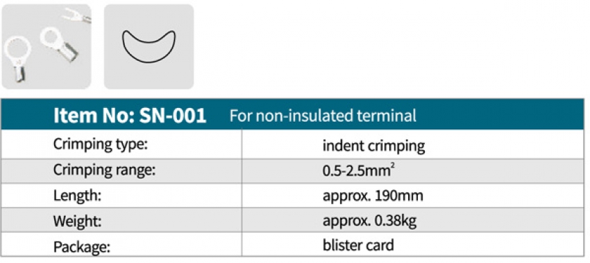 Kìm bấm cos tay Zupper SN-001 4