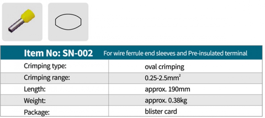 Kìm bấm cos tay Zupper SN-002 0