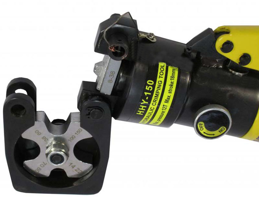 Kìm bấm cos thủy lực 150 mm2 11 tấn TLP HHY-150 1
