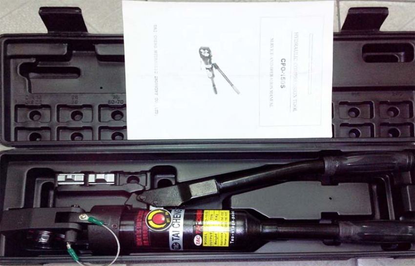 Kìm bấm cos thủy lực 16-185 mm2 TAC CPO-150S 0