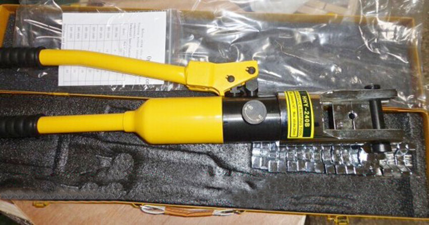 Kìm bấm cos thủy lực 240 mm2 11 tấn TLP HHY-240B 1