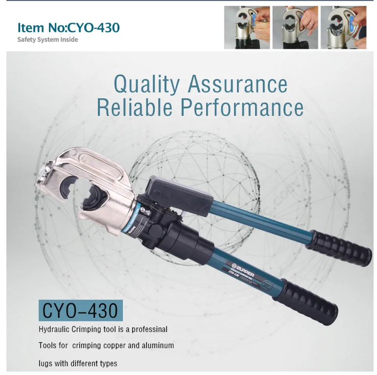 Kìm bấm cos thủy lực Zupper CYO-430 0