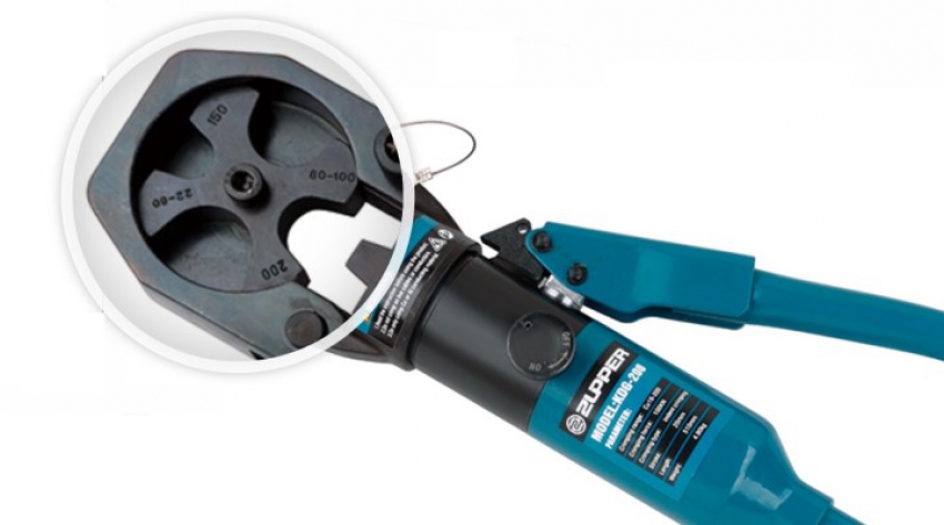 Kìm bấm cos thủy lực Zupper KDG-200 1