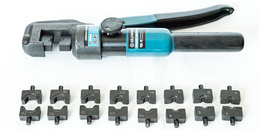 Kìm bấm cos thủy lực Zupper YQK-70 0