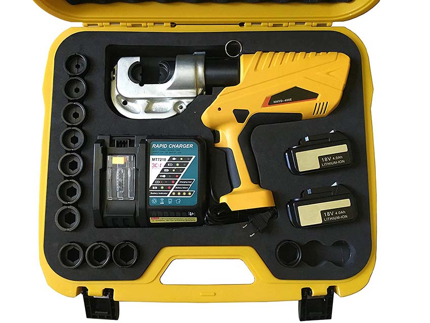 Giới thiệu sản phẩm kìm bấm cos 400 mm2 chạy pin 12 tấn TLP HHYD-400E