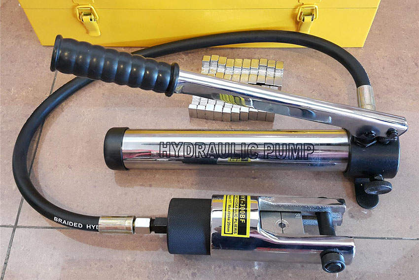 Giới thiệu sản phẩm kìm bấm cos thủy lực 300 mm2 11 tấn TLP HHY-300BF