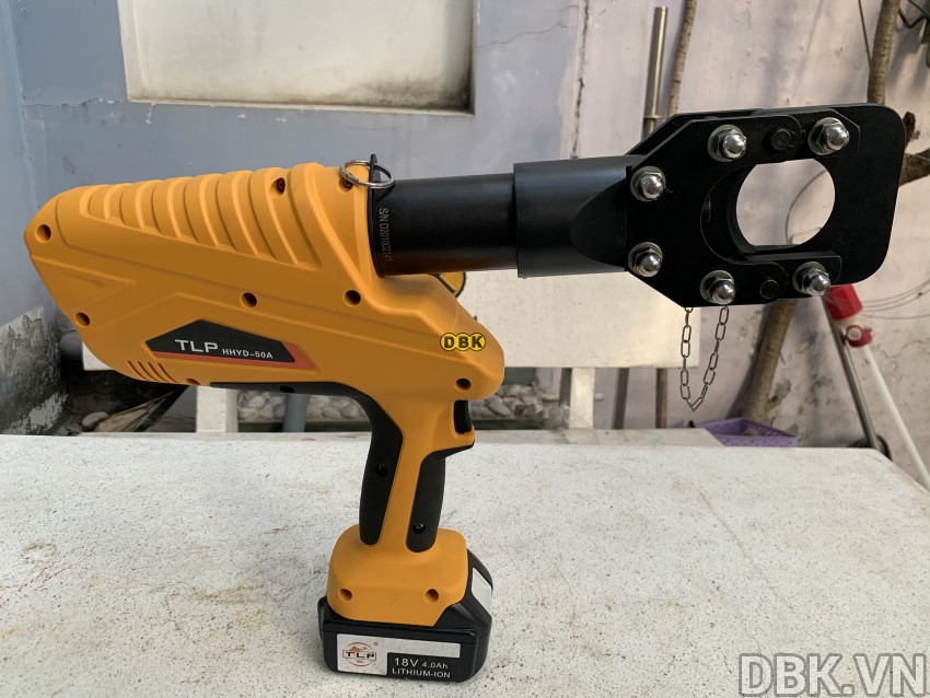Kìm cắt cáp chạy pin 8.5 tấn max 50 mm TLP HHYD-50A 2