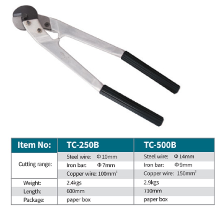 Kìm cắt cáp tay Zupper TC-500B 1