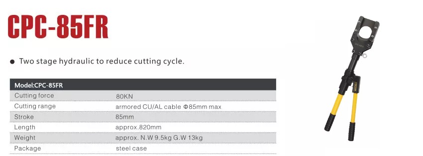 Kìm cắt cáp thủy lực TAT CPC-85FR 3