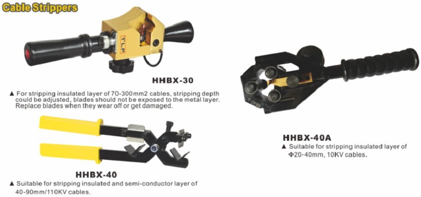Kìm tách vỏ cáp đồng nhôm phi 14-40mm TLP HHBX-40 1