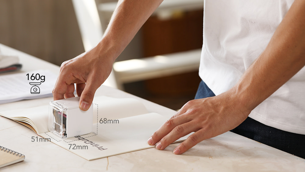 Máy in màu mini cầm tay di động nhỏ nhất thế giới DBK PrinCube 9