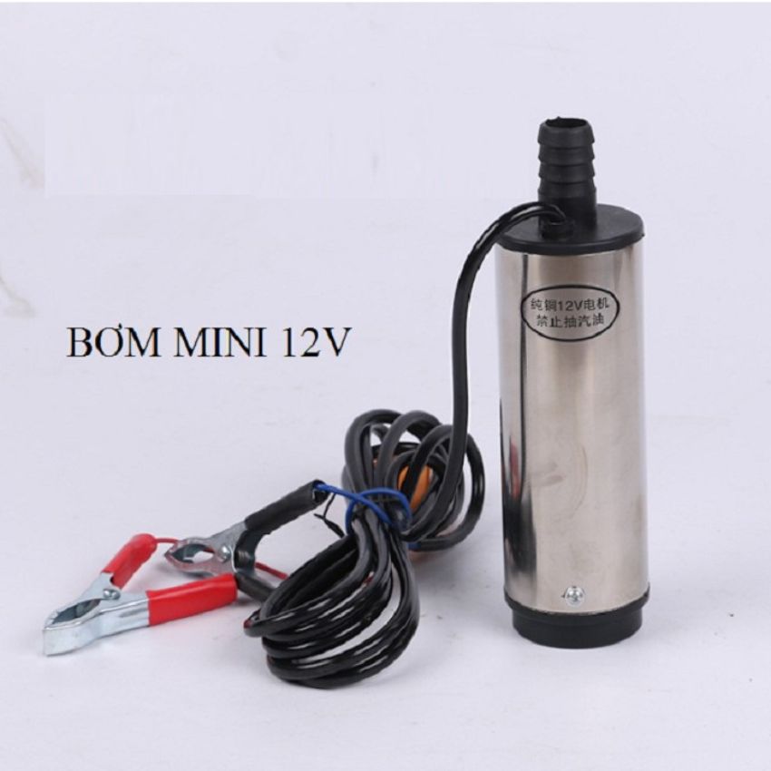 Máy bơm chìm mini bằng nhôm 12V 51mm LG-1013D 2